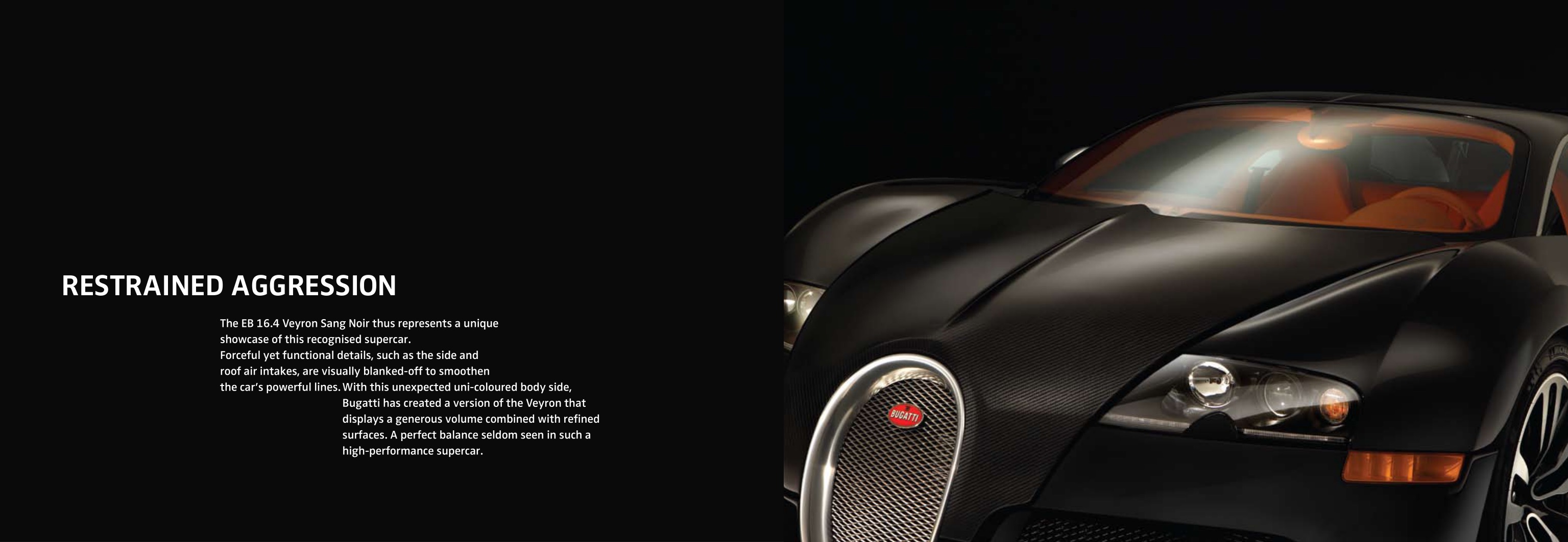 2008 Bugatti Veyron Sang Noir Brochure Page 8